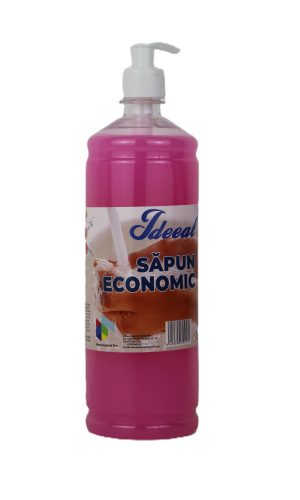 IDEEAL Sapun Lichid Economic - Flacon Pet - 1 L, Bubblegum