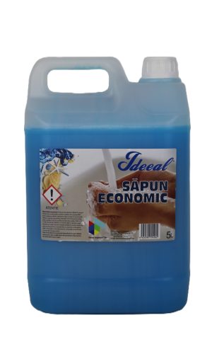 IDEEAL Sapun Lichid Economic - Canistra Hdpe - 5 L, Blue Ocean