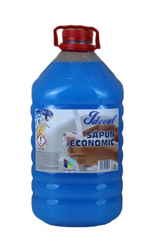 IDEEAL Sapun Lichid Economic - Flacon Pet - 5 L, Blue Ocean