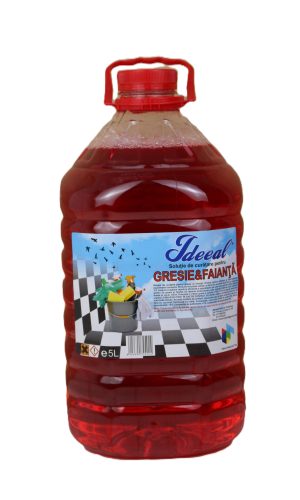 IDEEAL Solutie De Curatat Gresie Si Faianta - Flacon Pet - 5 L